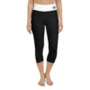 Affirmation Yoga Capri Leggings Black - Image 4