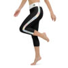 Affirmation Yoga Capri Leggings Black