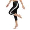 Affirmations Black Waisted Yoga Capri Leggings - Image 2