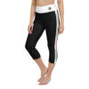 Affirmation Yoga Capri Leggings Black - Image 2
