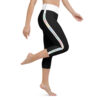 Affirmation Yoga Capri Leggings Black - Image 3