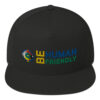 Be Human Friendly Flat Bill Cap