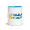 Be Human Friendly Mug with Color Inside - Image 9