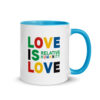 Love is Love Mug with Color Inside