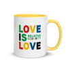 Love is Love Mug with Color Inside - Image 7