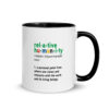 Relative Humanity Definition Mug with Color Inside - Image 2
