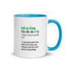 Relative Humanity Definition Mug with Color Inside - Image 6