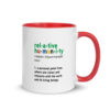 Relative Humanity Definition Mug with Color Inside - Image 4