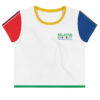 Share the Love Color Block Crop Tee