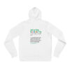Be a Drumbeat 4 Change White Hoodie - Image 2